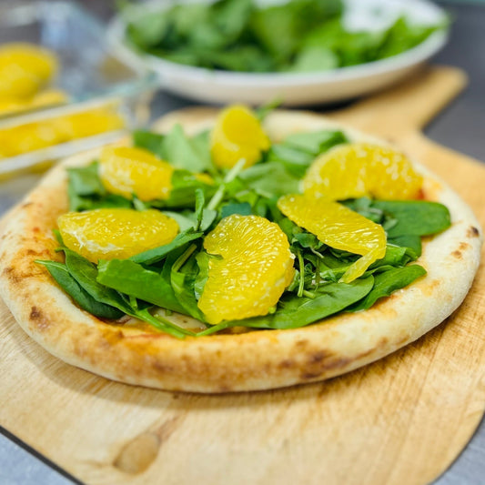 【ピザ生地レシピ】はっさくとクレソンの大人のサラダピザ｜伊丹八百屋のピザ屋さん